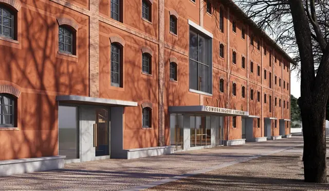 Vizualizace: Moderní coworkingové centrum